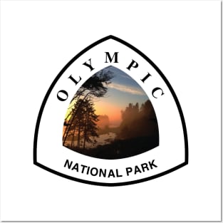 Olympic National Park shield Posters and Art